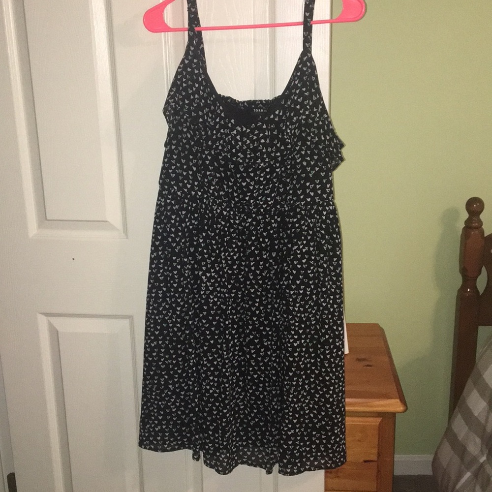 TORRID size 3 sleeveless black dress